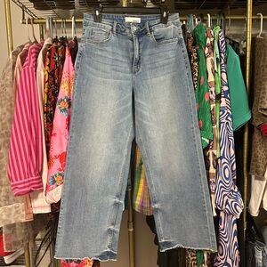 Classic Light Blue Cropped Jeans